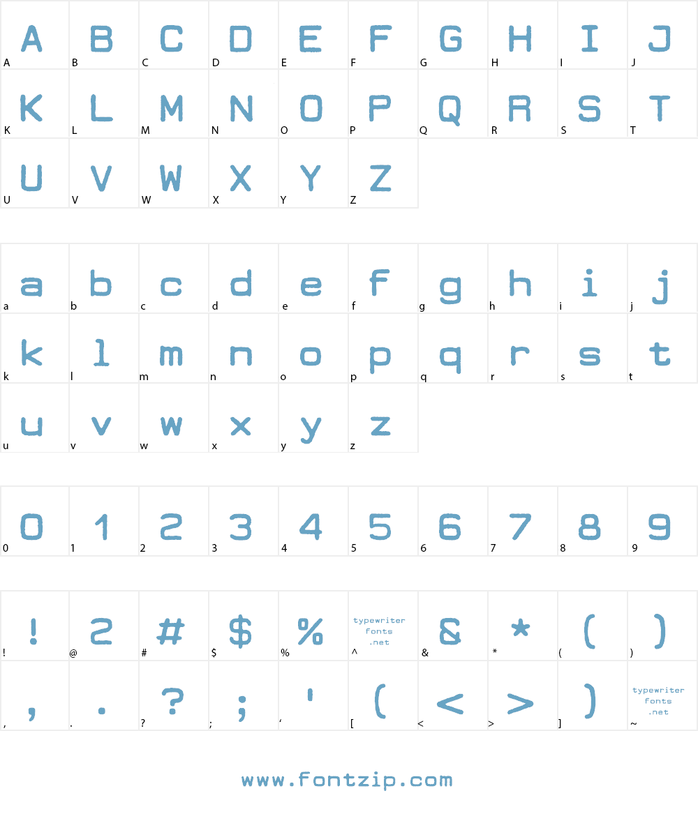 DEARBORN type Font Character